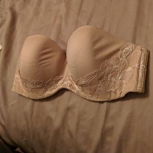 Body by Victoria nude strapless bra